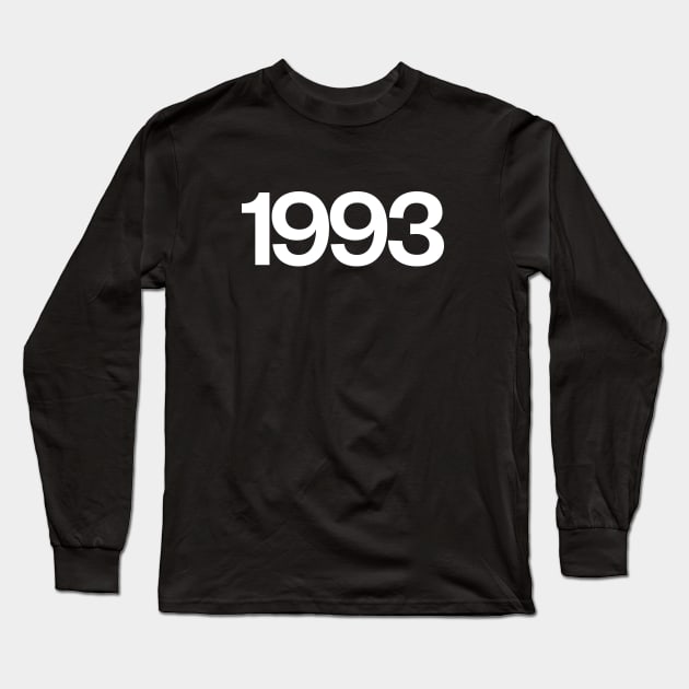 1993 Long Sleeve T-Shirt by Monographis